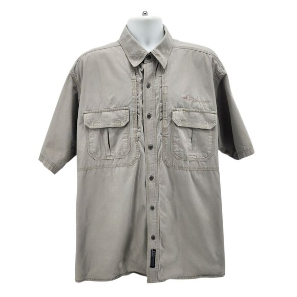 5.11 Tactical Series Gunsite Mens XL Shirt Taclite Pro Short Sleeve Canvas Gray - Picture 1 of 9